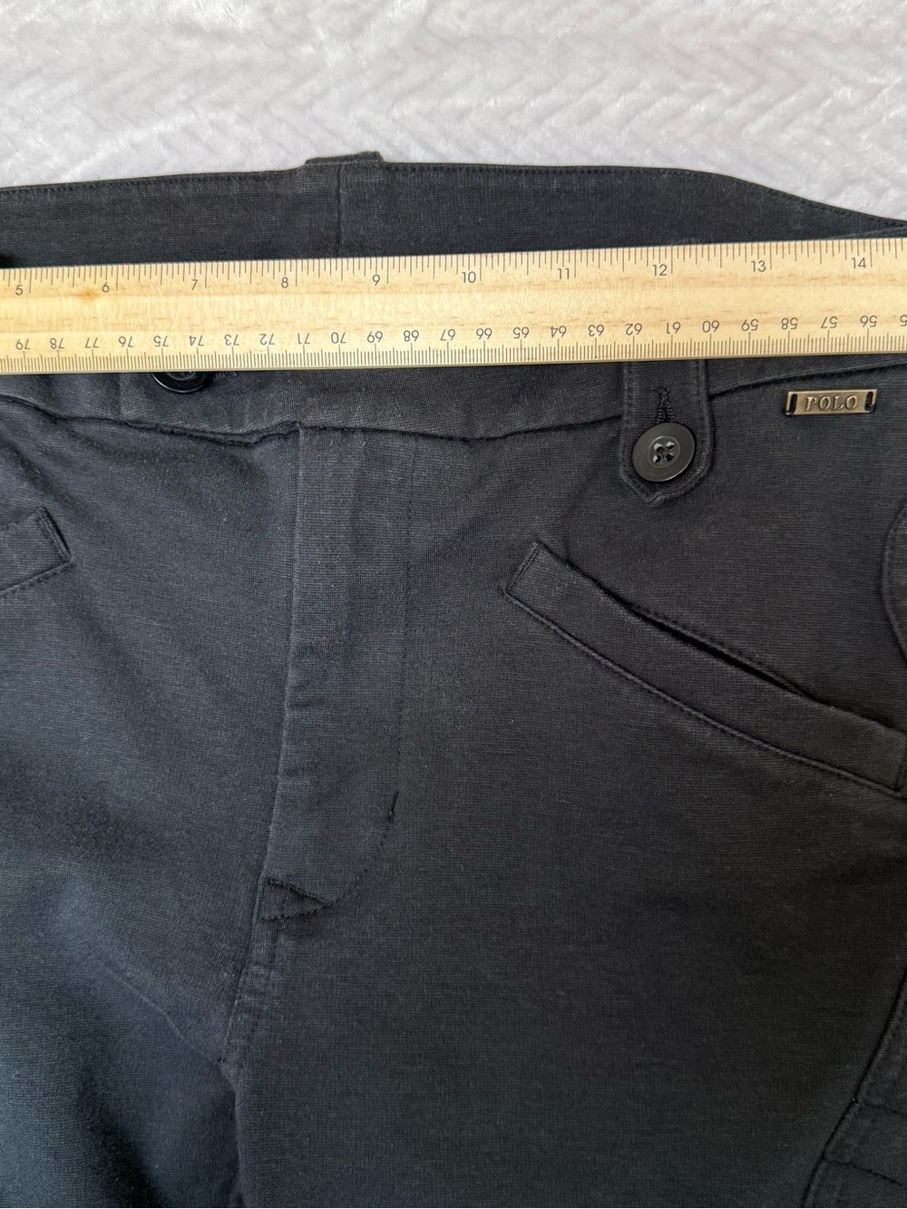 Polo Ralph Lauren Stretch Jersey Womens 8 Ponte Ankle Zip 2 Pocket
Moto Pants - Picture 11 of 11